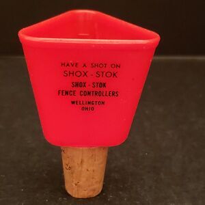 Advertising Promotional Collectible Shot Glass Bottle Cork Stopper Shox-Stok